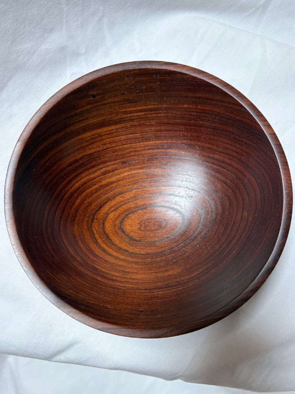 Cocobolo Bowl by Warren Carpenter – Hand‑Turned, Signed & Numbered